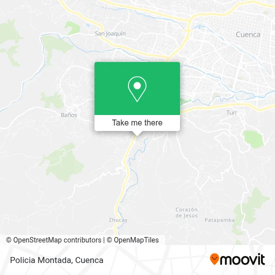 Policia Montada map