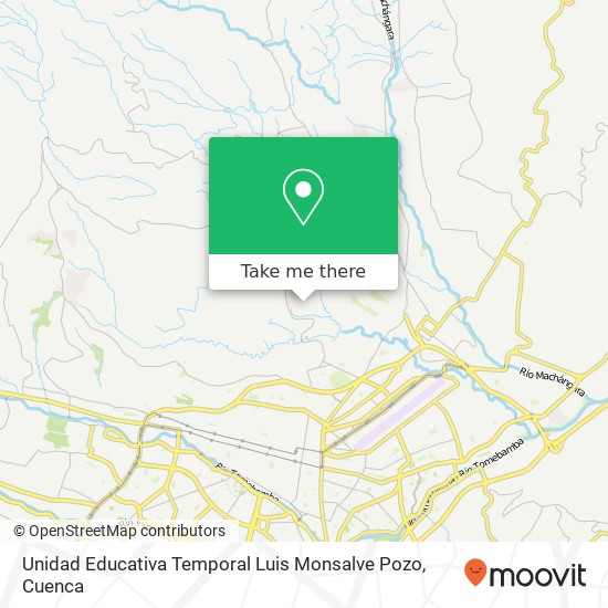 Unidad Educativa Temporal Luis Monsalve Pozo map