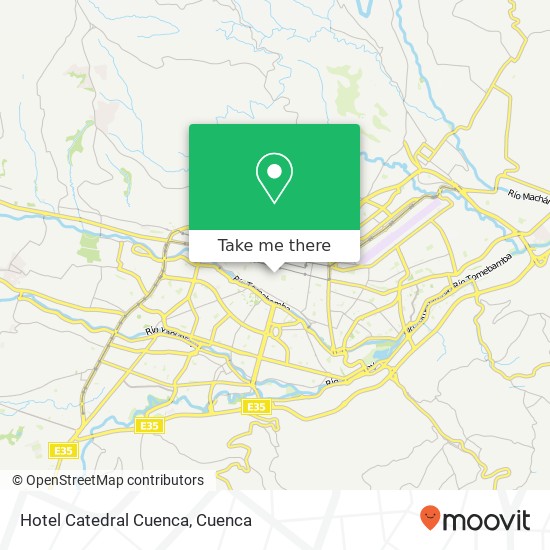 Hotel Catedral Cuenca map