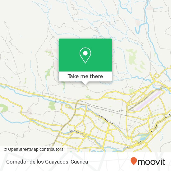 Comedor de los Guayacos map