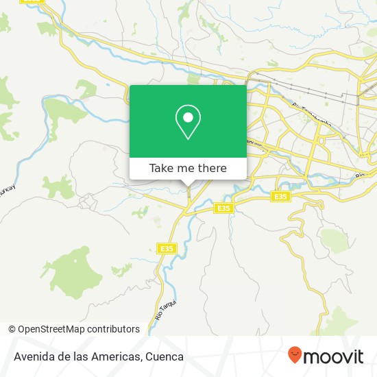 Avenida de las Americas map