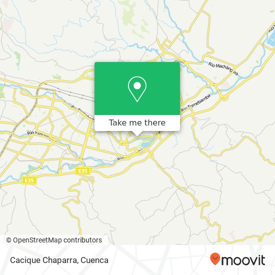 Cacique Chaparra map