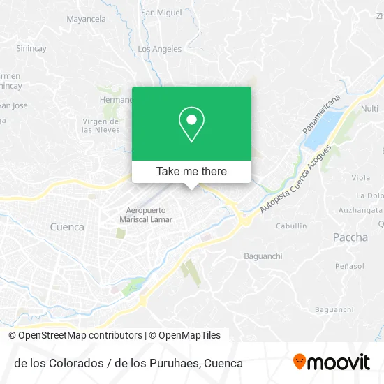 de los Colorados / de los Puruhaes map