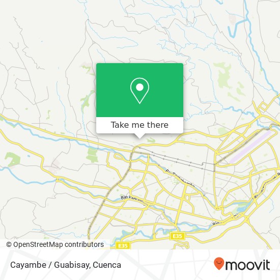 Mapa de Cayambe / Guabisay