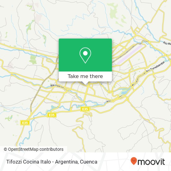 Tifozzi Cocina Italo - Argentina map