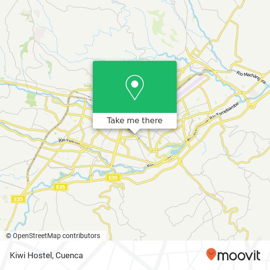 Kiwi Hostel map