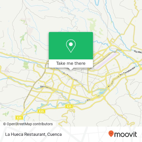 La Hueca Restaurant map