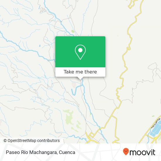 Paseo Río Machangara map