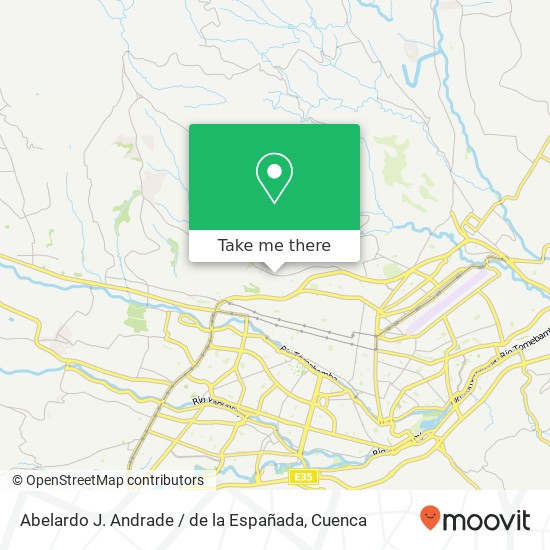 Abelardo J. Andrade / de la Españada map