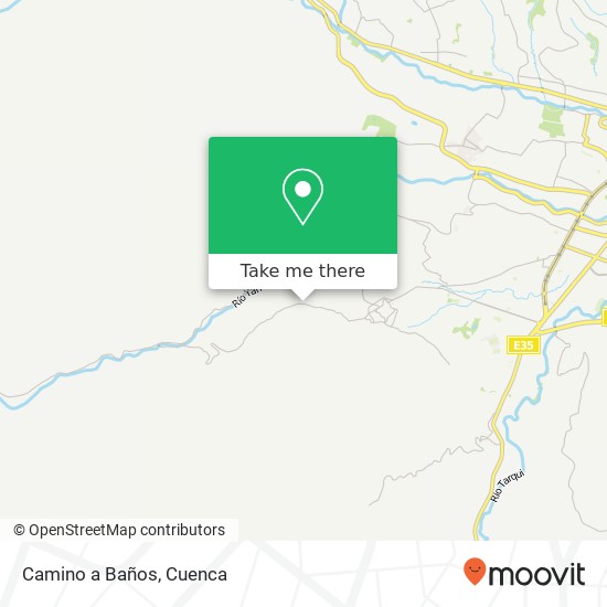 Mapa de Camino a Baños