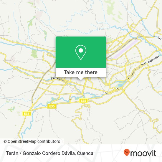 Terán / Gonzalo Cordero Dávila map