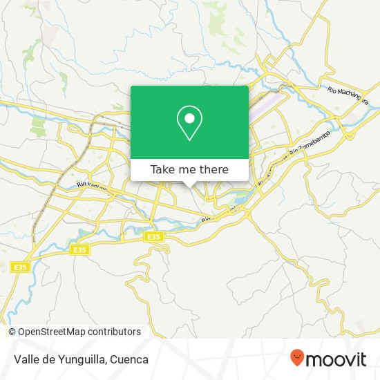 Valle de Yunguilla map