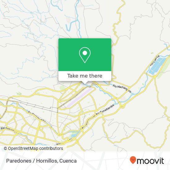 Paredones / Hornillos map