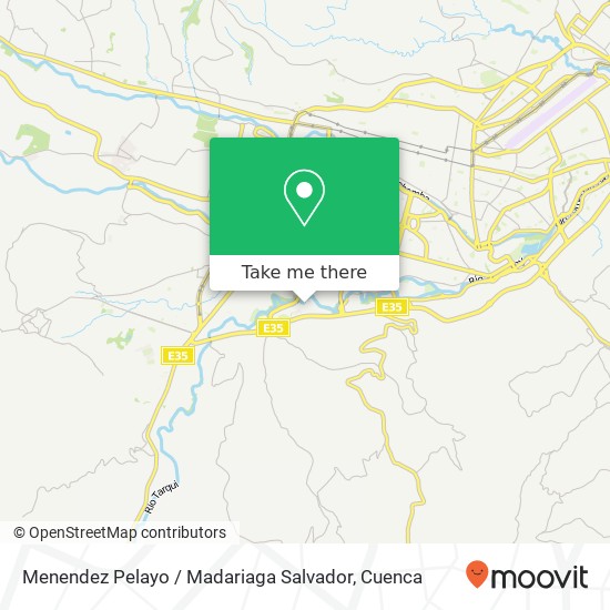 Menendez Pelayo / Madariaga Salvador map