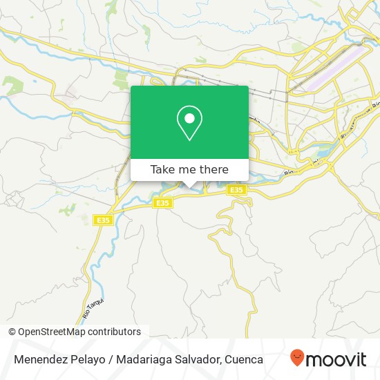 Menendez Pelayo / Madariaga Salvador map