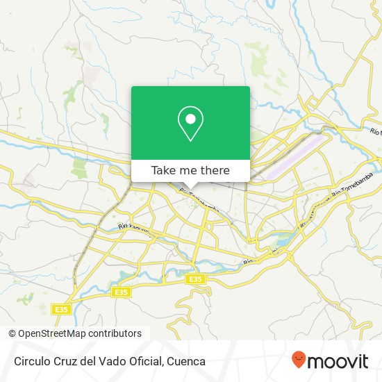 Circulo Cruz del Vado Oficial map