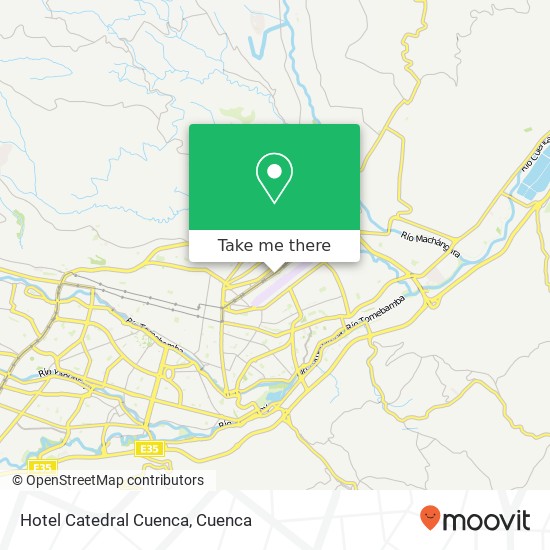 Hotel Catedral Cuenca map