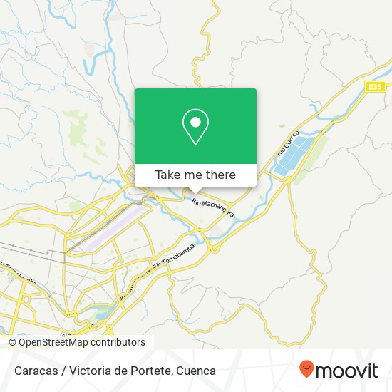 Caracas / Victoria de Portete map