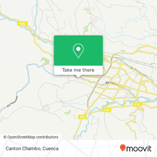 Canton Chambo map