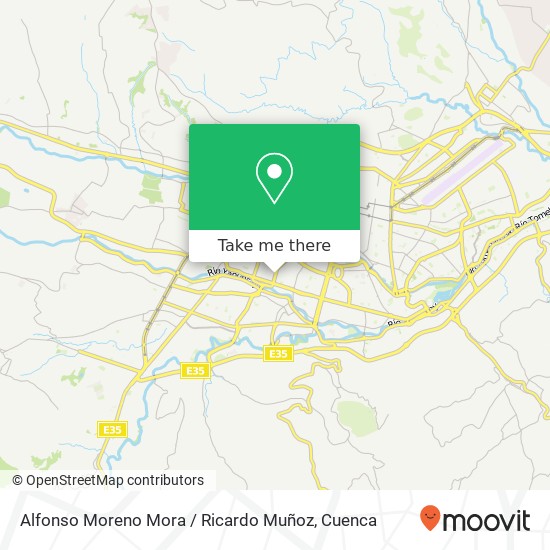 Alfonso Moreno Mora / Ricardo Muñoz map
