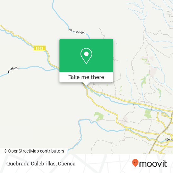 Quebrada Culebrillas map