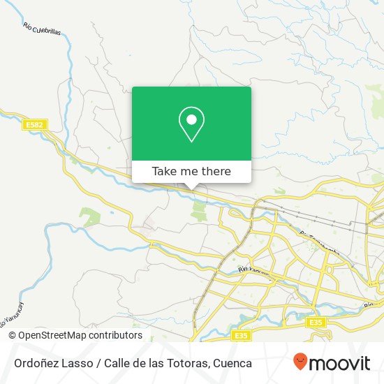 Ordoñez Lasso / Calle de las Totoras map