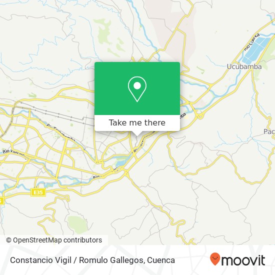 Constancio Vigil / Romulo Gallegos map