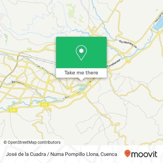 Mapa de José de la Cuadra / Numa Pompillo Llona