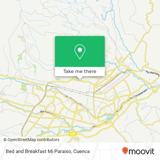 Bed and Breakfast Mi Paraiso map