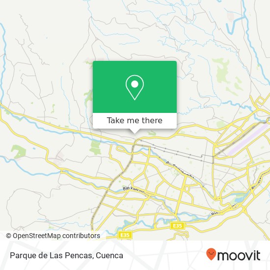 Parque de Las Pencas map