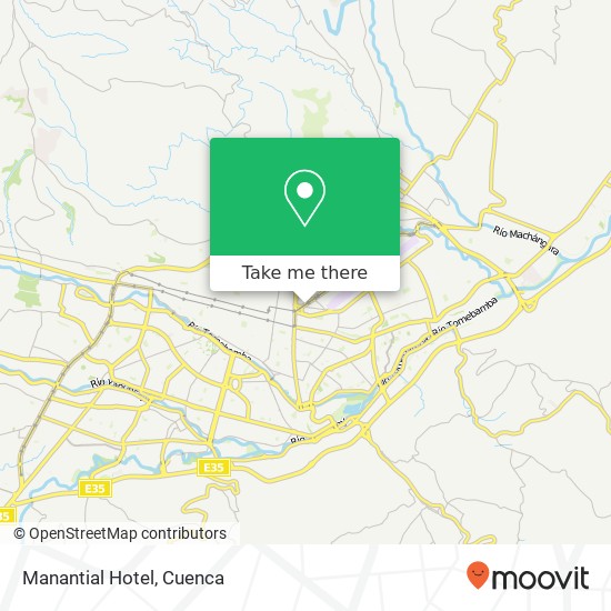 Manantial Hotel map