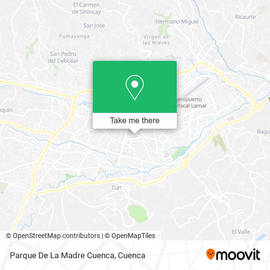 Parque De La Madre Cuenca map