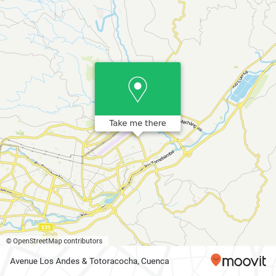 Avenue Los Andes & Totoracocha map