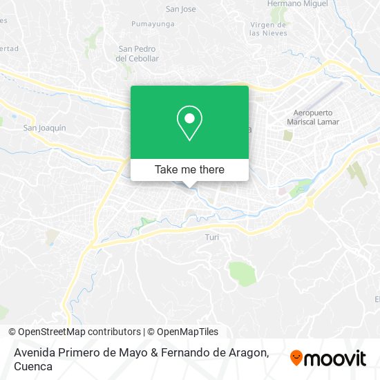 Avenida Primero de Mayo & Fernando de Aragon map