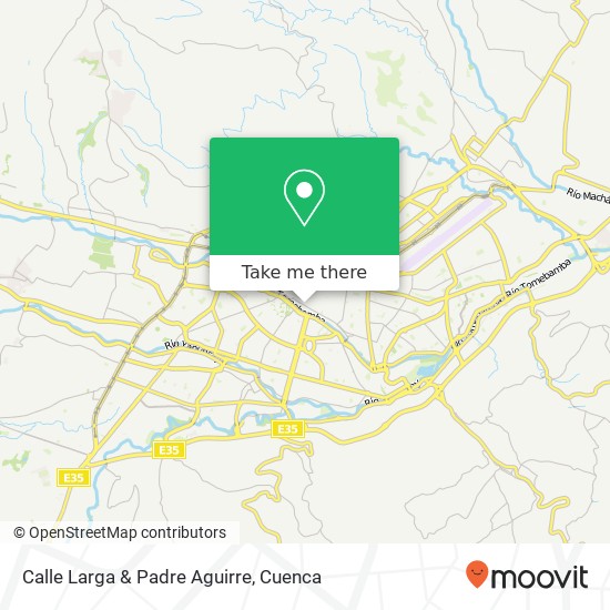 Calle Larga & Padre Aguirre map