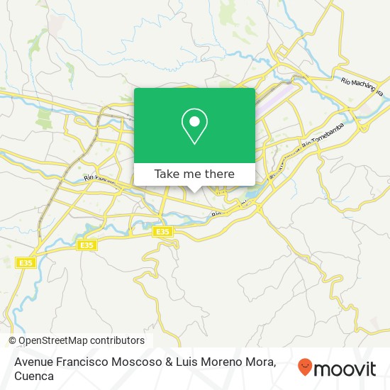 Avenue Francisco Moscoso & Luis Moreno Mora map