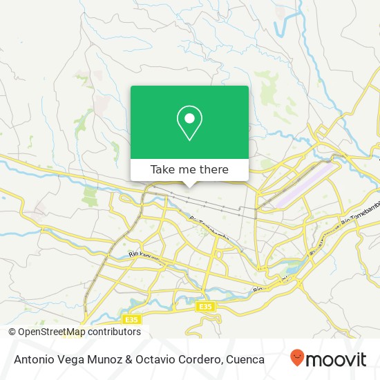 Antonio Vega Munoz & Octavio Cordero map