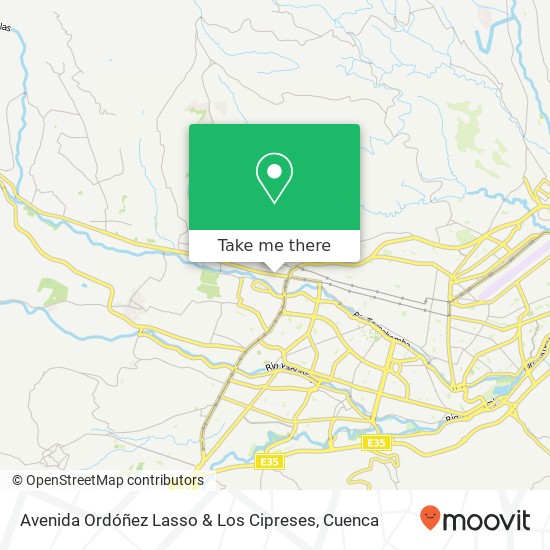 Avenida Ordóñez Lasso & Los Cipreses map