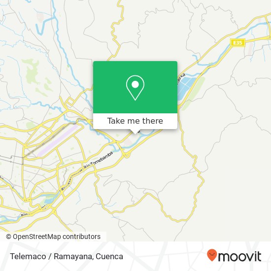 Telemaco / Ramayana map