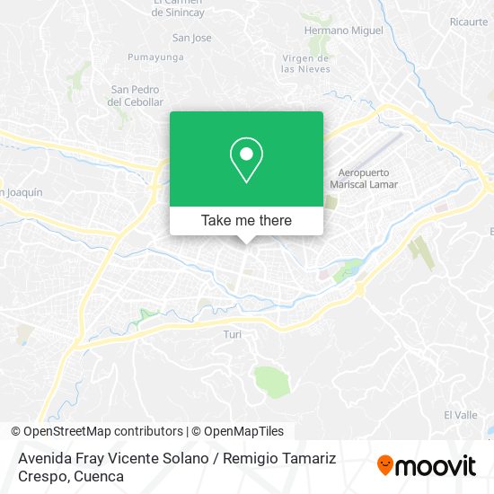 Avenida Fray Vicente Solano / Remigio Tamariz Crespo map