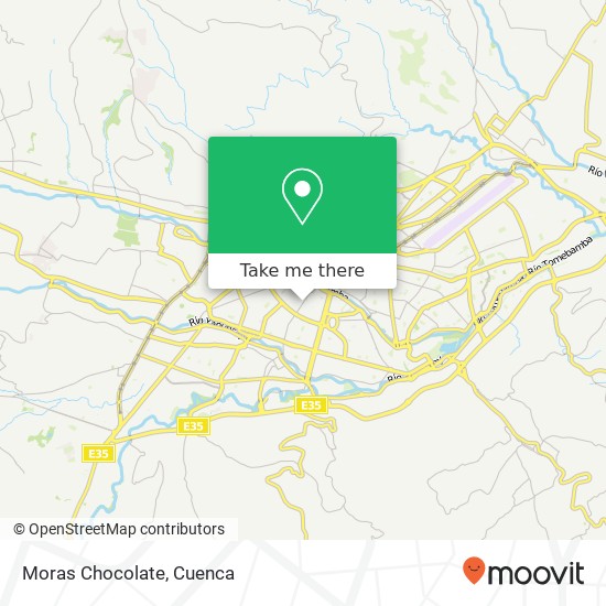 Moras Chocolate map