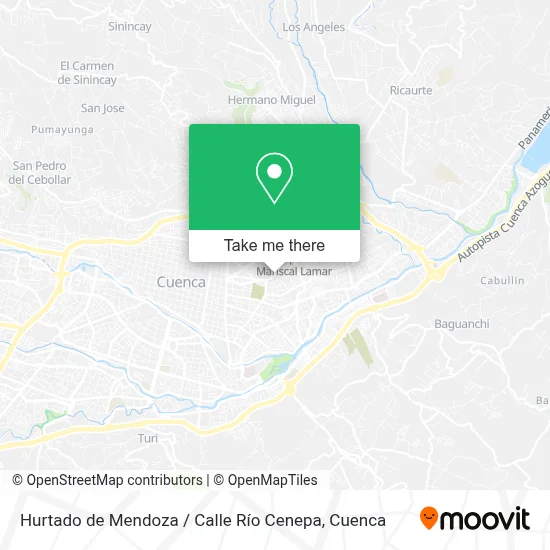 Hurtado de Mendoza / Calle Río Cenepa map