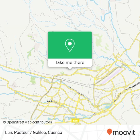 Luis Pasteur / Galileo map