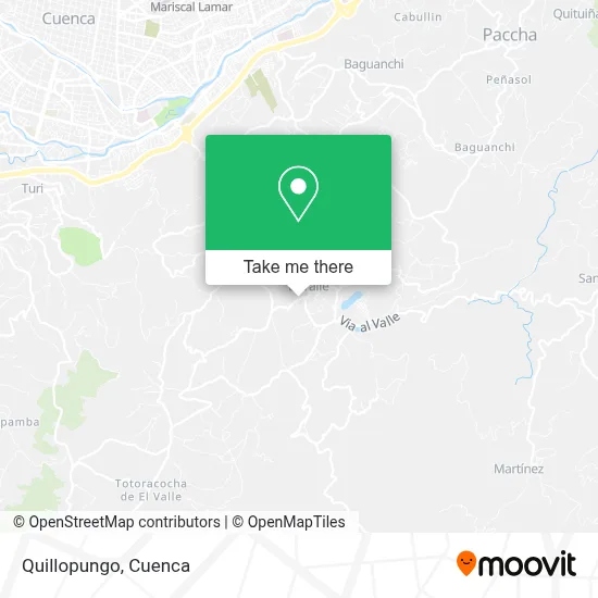 Quillopungo map