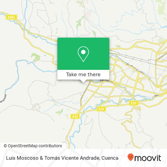 Mapa de Luis Moscoso & Tomás Vicente Andrade