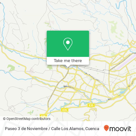 Paseo 3 de Noviembre / Calle Los Alamos map