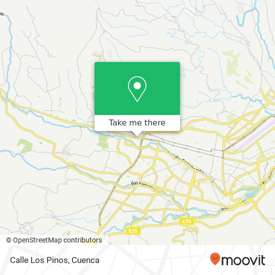 Calle Los Pinos map