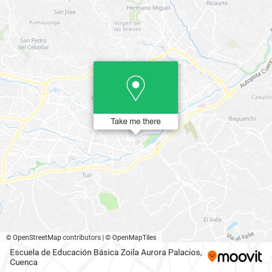 Mapa de Escuela de Educación Básica Zoila Aurora Palacios