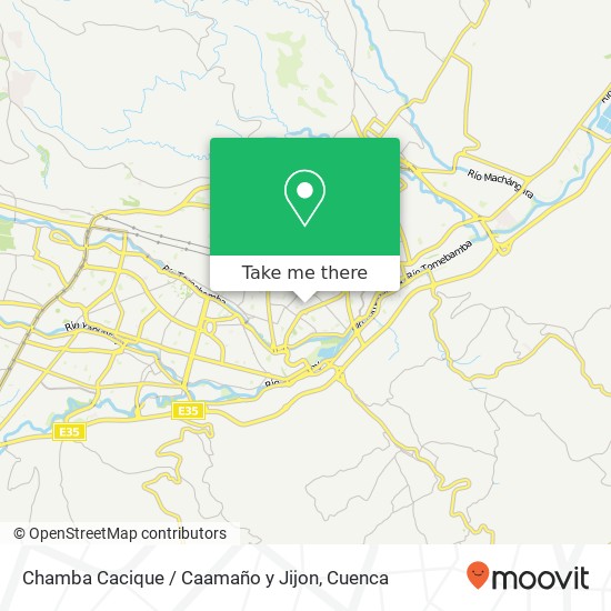 Chamba Cacique / Caamaño y Jijon map
