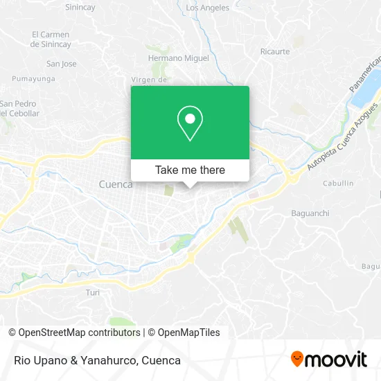 Rio Upano & Yanahurco map